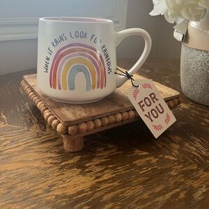 Sheffield Home White and Red Ceramic Mugs